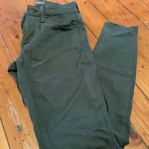 Army Green never worn skinny jeans